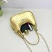 Women's Fashion Crocodile Pattern Butterfly Decoration Version Small Shoulder Crescent Bag Ladies Handbag Underarm Bag_viptrois.com