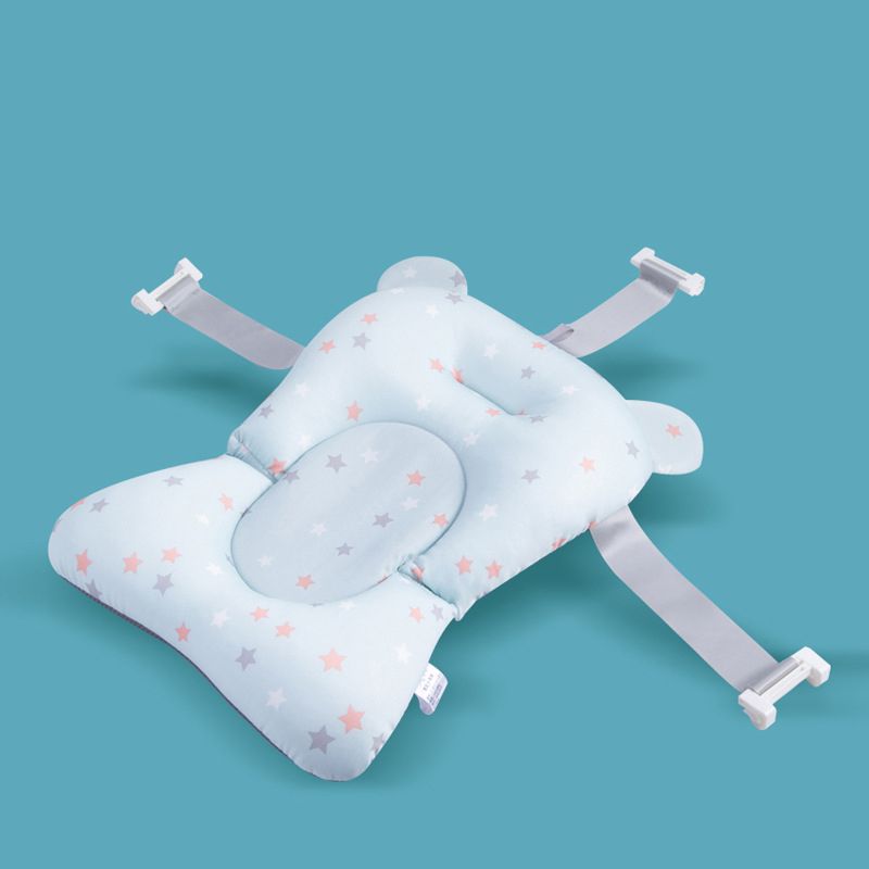 Baby Shower Bath Tub Pad Non-Slip Newborn Bathtub Mat Safety Nursing Foldable Support Comfort Body Cushion Mat Pillow_viptrois.com