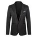 Men's Clothing Spring Foreign Trade Men's Slim Suit Korean Style Solid Color Single Breasted Suit Jacket Young Men_viptrois.com