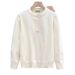Men's Clothing Henry Collar Long Sleeve Sweater Pullover Striped Men's Round Neck Solid Color Versatile Bottoming Shirt Solid Color Knitted Sweater_viptrois.com