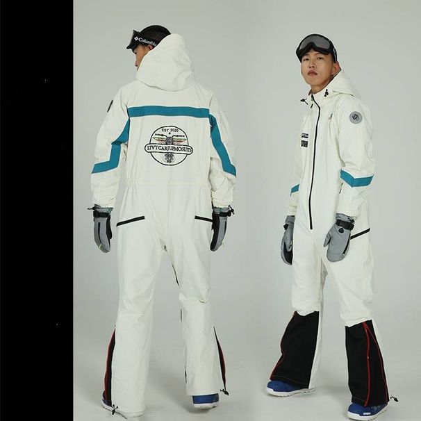 Men's Clothing thick warm single board jumpsuit ski suits _viptrois.com