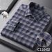 Men's Checkered Flannel Shirt – 100% Cotton, Soft Brushed Finish, Wrinkle-Resistant & Versatile_viptrois.com