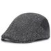 Autumn Winter Korean Style Men's Color Matching Duckbill Casual Versatile Adjustable Size Forward Cap Outdoor Couple_viptrois.com