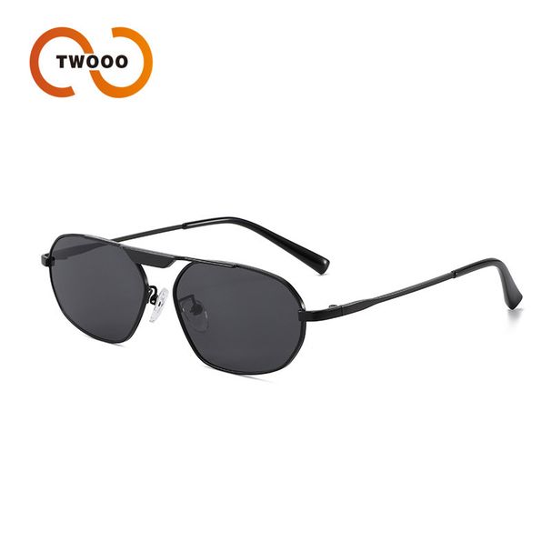 Two Circles Fashion Metal Frame Sunglasses - Best Selling Retro Style For Women & Men (Model T1367)_viptrois.com