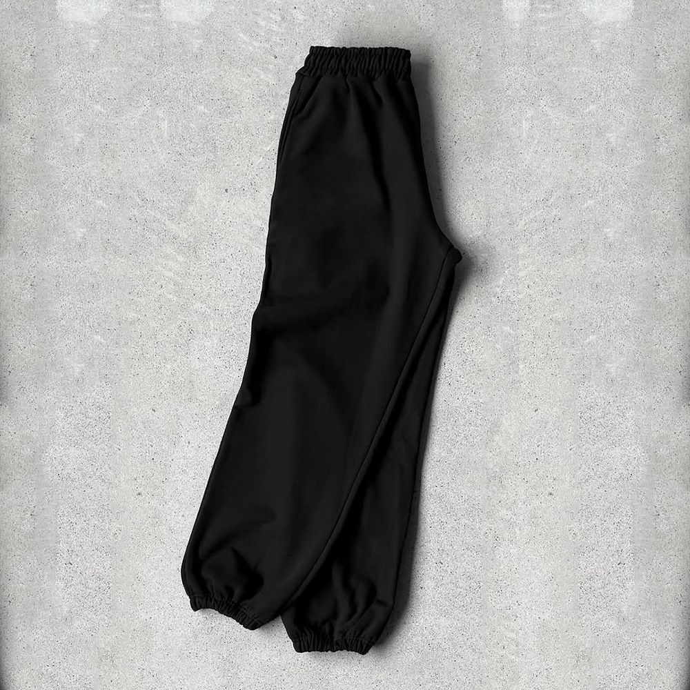 Men's Clothing Street Double Waist Tie Casual Pants Unisex Y2k Retro Straight High Waist Hip Hop Pants_viptrois.com