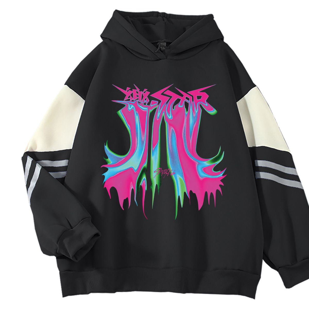 Hooded Sweatshirt For Men And Women 2023 Autumn New Printed American Loose Pullover Couple Style Sports Top_viptrois.com