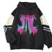 Hooded Sweatshirt For Men And Women 2023 Autumn New Printed American Loose Pullover Couple Style Sports Top_viptrois.com