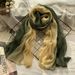 Unisex Jewelry Fashion Wool Mulberry Embroidery Silk Scarf Fashion Shawl_viptrois.com