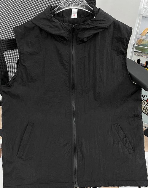 Men's Clothing Summer Men's Thin Hooded Jacket Outerwear Casual Solid Color Loose Workwear Sun Protection Clothing Trend_viptrois.com