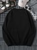 Men's Loose Casual Fashion M WAKE UP Letter Printed Round Neck Long Sleeved Sweatshirt For Autumn And Winter_viptrois.com