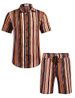 2026 New Men's Beachwear Set For Summer - 2-piece Floral Shirt And Shorts_viptrois.com
