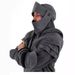 Pure Halloween For Men Knight Hooded Elbow Pads Drawstring Mask Pullover Kangaroo Pouch Solid Color Jacket Hoodie Cosplay_viptrois.com