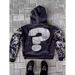 3D Graphic Zip-Up Hoodie – Unisex Oversized Streetwear Pullover (S-3XL, 90% Polyester, Black/Red/Gray, Harajuku Style)_viptrois.com
