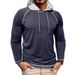 Men's Hooded Pullover Long Sleeved Sweatshirt T Shirt_viptrois.com
