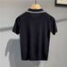 Men's Clothing Summer Polo Shirt Men's Short Sleeved Net Celebrity Trend Brand Knitted Half Sleeved Ice Silk T Shirt BritishSlim And T Shirt Top_viptrois.com