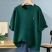 Men's Clothing Teen T-Shirt For Men 100% Cotton Loose Fit Casual Pullover Summer Trendy Style Top For Formal & Casual_viptrois.com