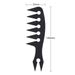 Professional Double Side Tooth Combs Fish Bone Shape Hair Brush Barber Hair Dyeing Cutting Coloring Brush Man Hairstyling Tool_viptrois.com