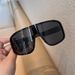 Outdoor Cycling Windproof Slimming Sunglasses Ski Goggles Protective Black Large Frame Hiking Glasses_viptrois.com