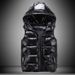Family Matching Puffer Vests – Shiny Stand Collar Winter Vests For Men & Kids | Trendy Streetwear With Thermal Lining (S-XXXXL)_viptrois.com