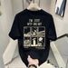 Men's Heavyweight 100% Pure Cotton Short Sleeve T-Shirt Brand Letter Print Summer Loose Fit Nich Style_viptrois.com