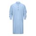 Men's Clothing Fashion Simple Long Shirt Muslim Robe_viptrois.com