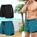 Men's Clothing Swimming Trunks Men's Hot Spring Anti Embarrassment Loose Swimming Trunks Quick Drying Suit Double Layer Beach Pants Swimming Equipment_viptrois.com