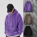 Men's Fleece-Lined Long Sleeve T-Shirt - Slim Fit Thermal Base Layer (Black/Purple/Camel, S-XXL)_viptrois.com
