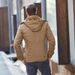 Men's Clothing Arrivals: Fleece Lined, Warm, Cold Resistant, And Warm Men's Casual Jackets. Korean Style Slim Fitting Cotton Padded Jackets For Men._viptrois.com