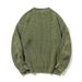 Men’s Japanese-Inspired Oversized Knit Sweater - Minimalist Crewneck In Dark Gray / Coffee / Army Green (M-3XL)_viptrois.com