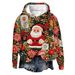 Pure European And American Cross-Border Trade 3D Printed Sweatshirt Men's Hoodie With Cap Hot-Selling Christmas Edition_viptrois.com
