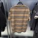Men's Clothing Summer Retro Striped Shirt Loose Simple Half Sleeve_viptrois.com
