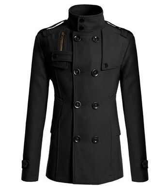 Men's trench coat Men's tweed coat for men_viptrois.com