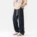 Men’s Utility Cargo Pants – Oversized Streetwear Trousers With Adjustable Waist & Multi-Pockets (Black/Grey/Khaki/Army Green)_viptrois.com
