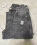 Men's Vintage Washed Embroidered Jeans - Straight Cut Denim Pants With Distressed Details & Artisan Stitching_viptrois.com