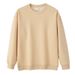 Loom Autumn New Men's Crew Neck Winter Jacket American High Street Heavy Fleece-Lined Sweatshirt_viptrois.com