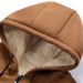 Men’s Fleece-Lined Zip Hoodie – European Fit Winter Pullover With Stand Collar, Ribbed Hem & Side Pockets (Black/Navy/Brown, Sizes S-XXXL)_viptrois.com