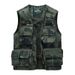 Men’s Camo Utility Vest – Lightweight Sleeveless Jacket With Multi-Pockets For Outdoor & Streetwear (M-6XL, Tactical Green & Khaki)_viptrois.com