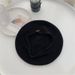 Large Head Circumference Wool Knitted Beret Spring And Autumn Painter Hat Shows Small Face Japanese Style Thin Design Niche Internet Celebrity Hat_viptrois.com