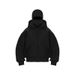 2025 New Spring And Fall Ins Hooded Zipper Sweater Jacket Double Hat Men And Women Spring Couple Tops Fashion Trend_viptrois.com