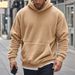 Men’s Fleece-Lined Hooded Sweatshirt – Winter-Ready Pullover With Cozy Double-Layer Fabric (Gray/Black/Khaki/Navy/Blue/Brown)_viptrois.com