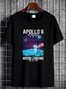 Apollo 11 50th Anniversary Shirt Moon Landing 1969 2019 Mens T-Shirt Tee Breathable Versatile Slightly Unisex Streetwear Graphic Casual_viptrois.com