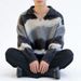 Retro Colorblock Sweater – Oversized Collared Knit Pullover With Striped Design (M-Xxl) | Unisex Vintage Streetwear For Men & Women_viptrois.com