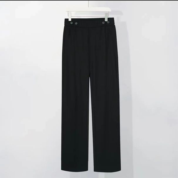 Men's Lightweight Breathable Dress Pants – Slim-Fit Straight Cut With Wrinkle-Resistant Polyester For Office & Travel (Black/Dark Grey/Khaki)_viptrois.com