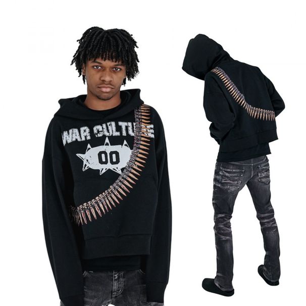 Men's Clothing American Style Printed Unisex Hoodies For Autumn And Winter, All Season Sweatshirts, Loose And Fashionable Design Tops_viptrois.com