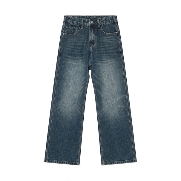 Men's Clothing | Spring and Summer New Arrivals Retro Denim Pants Loose Wide Legs Floor Mopping Trend_viptrois.com