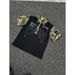 Men's Clothing Men's Hip Hop Camouflage Patchwork Collared Short Sleeve T-Shirt Trendy Streetwear Loose Fit Casual Five Quarter Sleeve For Couples_viptrois.com