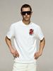 Men's Clothing Regular Cotton Short Sleeved T Shirt Casual Trend Unisex Summer Ins White Round Neck Top Trendy Versatile Half Sleeve_viptrois.com
