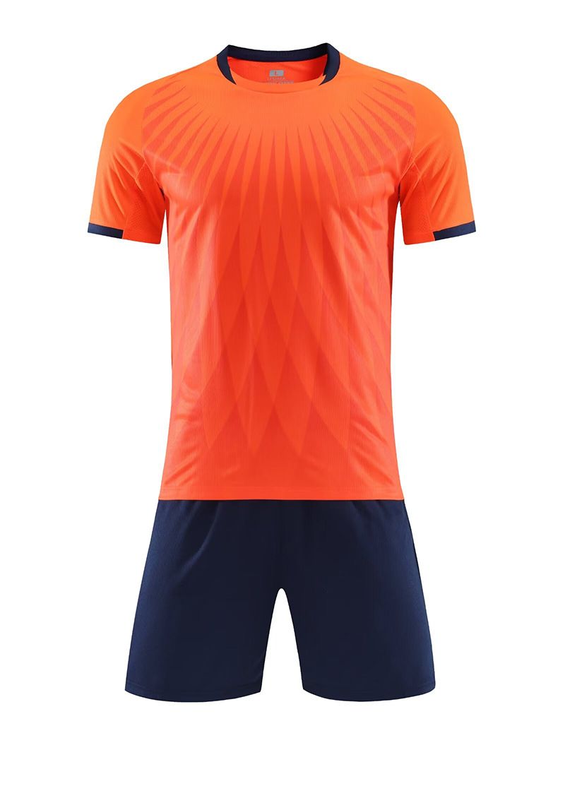 Men's Clothing summer youth adult competition training short-sleeved jersey printed size football uniform suit_viptrois.com
