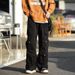 Men's Style Multi Pocket Cargo Pants Loose Straight Leg Casual Hip Hop Retro Design Autumn Trendy Bottoms_viptrois.com