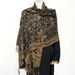 Muslim headscarf Vintage Fringe Cashew Ethnic Style Cape Dual Use Travel Outside To Match Women's Scarf_viptrois.com